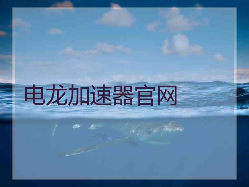 电龙加速器官网