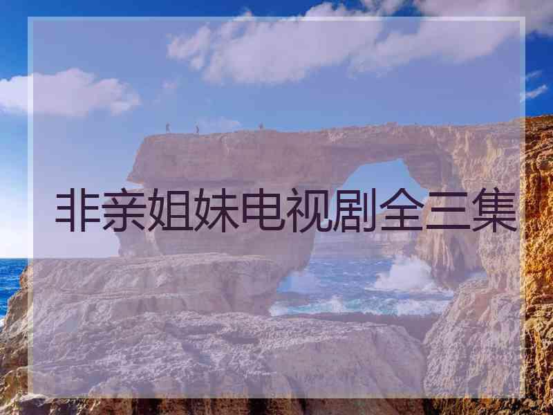非亲姐妹电视剧全三集