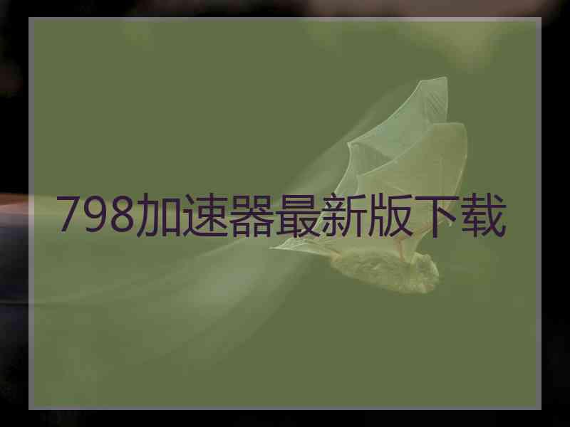 798加速器最新版下载