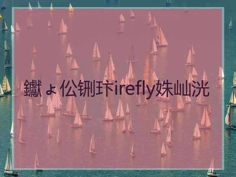 钀ょ伀铏玣irefly姝屾洸