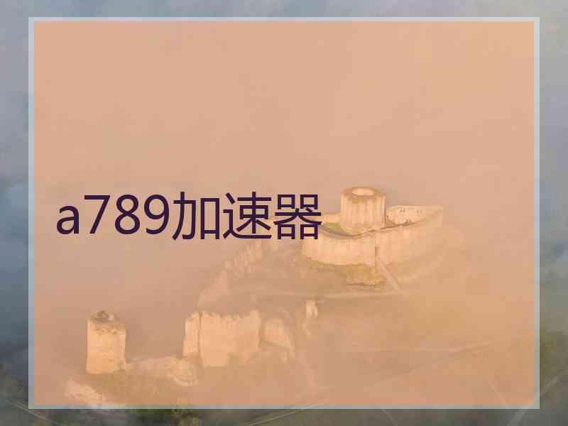 a789加速器